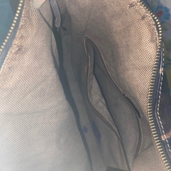 Dooney and Bourke black crocodile embossed hobo and wallet